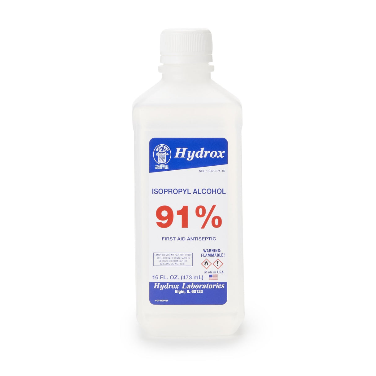 Antiseptic Isopropyl Alcohol McKesson Brand Topical Liquid 16 oz. Bottle - BeHope