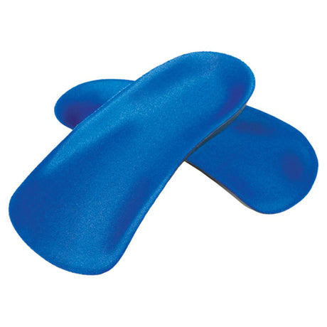 Plantar Fasciitis Insole FREEDOM® Accommodator™ 3/4 Length Foam / Nylon / Plastic Female 11-1/2 and Up / Male 10-1/2 and up Blue - BeHope