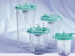 Rigid Suction Canister Hi-Flow™ 3000 mL Sealing Lid - BeHope