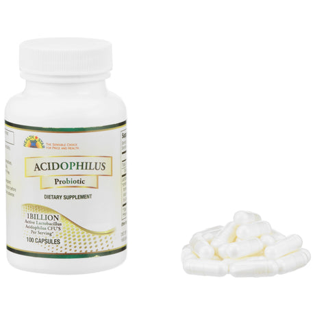 Probiotic Dietary Supplement HEALTHSTAR® 100 per Bottle Capsule - BeHope