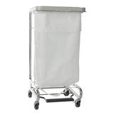 Hamper Stand McKesson Surgery Soiled Linen Rectangular Opening 30 to 33 gal. Capacity Foot Pedal Self-Closing Lid - BeHope