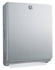 Paper Towel Dispenser Bobrick Satin Finish Stainless Steel Manual Pull 400 C-Fold / 525 Multi-fold Surface Mount - BeHope