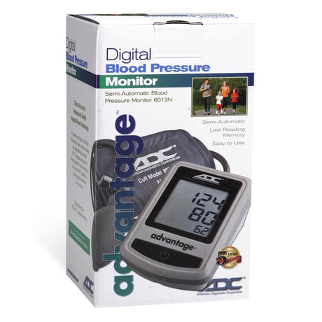 Home Semi Automatic Digital Blood Pressure Monitor Advantage™ 6012N Series Adult Cuff Nylon Cuff 22 - 32 cm Desk Model - BeHope