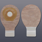 Ostomy Pouch Premier™ One-Piece System 7 Inch Length, Mini Flat, Pre-Cut 1 Inch Stoma Drainable - BeHope