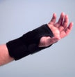 Wrist Brace Deluxe Aluminum / Cotton Flannel / Nylon / Trilaminate Foam Right Hand Black Medium - BeHope
