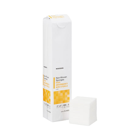 Nonwoven Sponge McKesson 2 X 2 Inch 4-Ply NonSterile 200 per Pack - BeHope