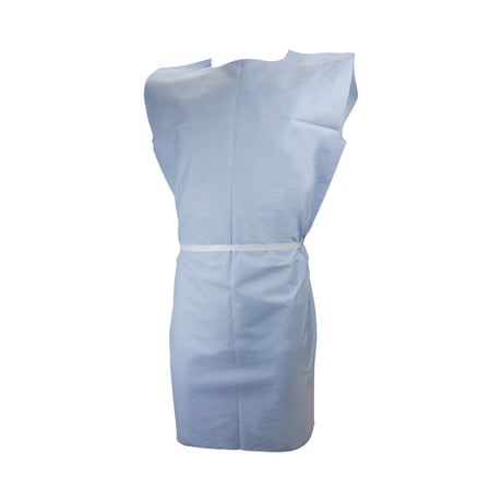 Patient Exam Gown McKesson Child Size Blue Disposable - BeHope