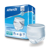 Unisex Adult Absorbent Underwear Attends® Pull On with Tear Away Seams X-Large Disposable Heavy Absorbency - BeHope