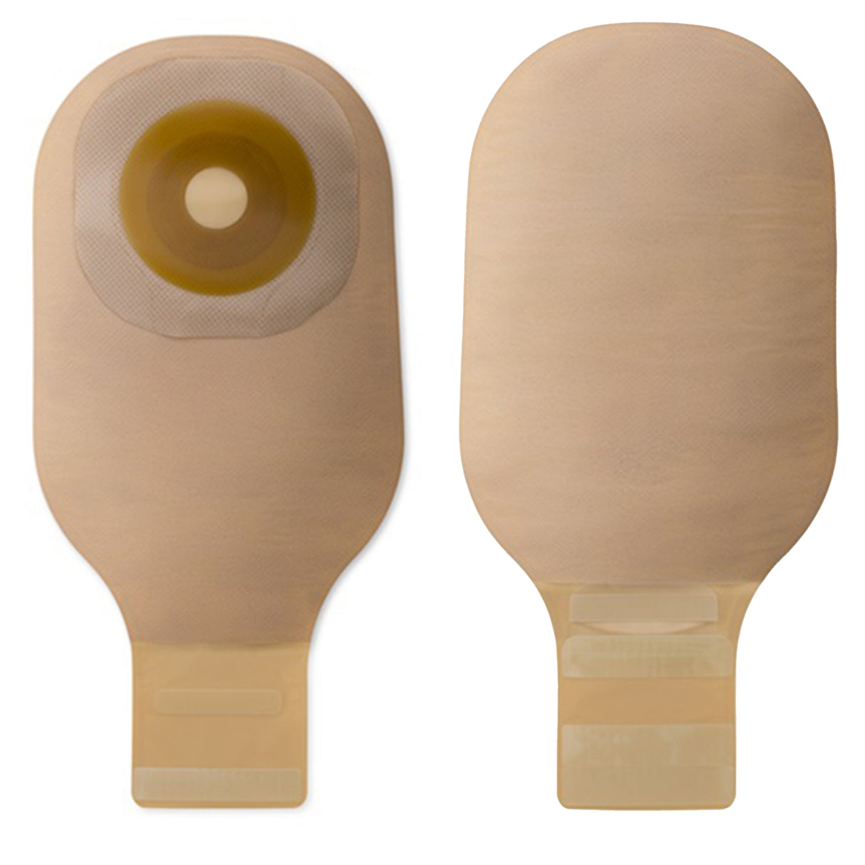 Colostomy Pouch Premier™ Flextend™ One-Piece System 12 Inch Length Flat, Pre-Cut 1 Inch Stoma Drainable - BeHope