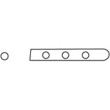 Instrument Tip Protector SklarTip™ 1/16 X 3/4 Inch, 1.5 mm, White, Vented Tip - BeHope
