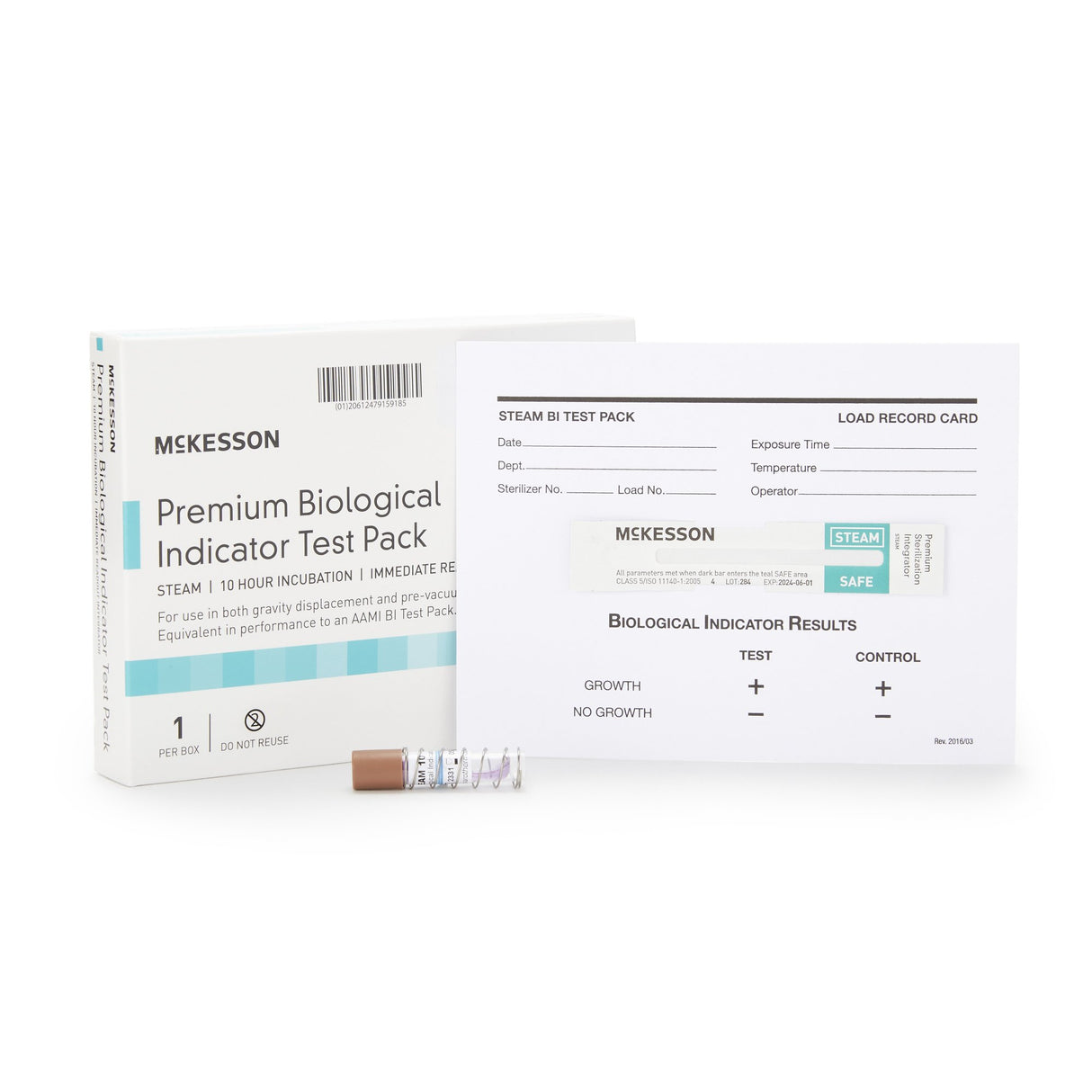 McKesson Sterilization Biological Indicator Pack Steam - BeHope