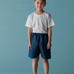 Exam Shorts MediShorts® Small Navy Blue Nonwoven Pediatric Disposable - BeHope