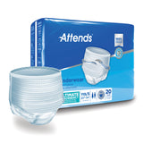 Unisex Adult Absorbent Underwear Attends® Pull On with Tear Away Seams Small Disposable Heavy Absorbency - BeHope
