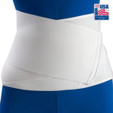 Abdominal Binder Flex-Support® Contoured One Size Fits Most Hook and Loop Closure 28 to 44 Inch Waist Circumference 12 Inch Height Adult - BeHope