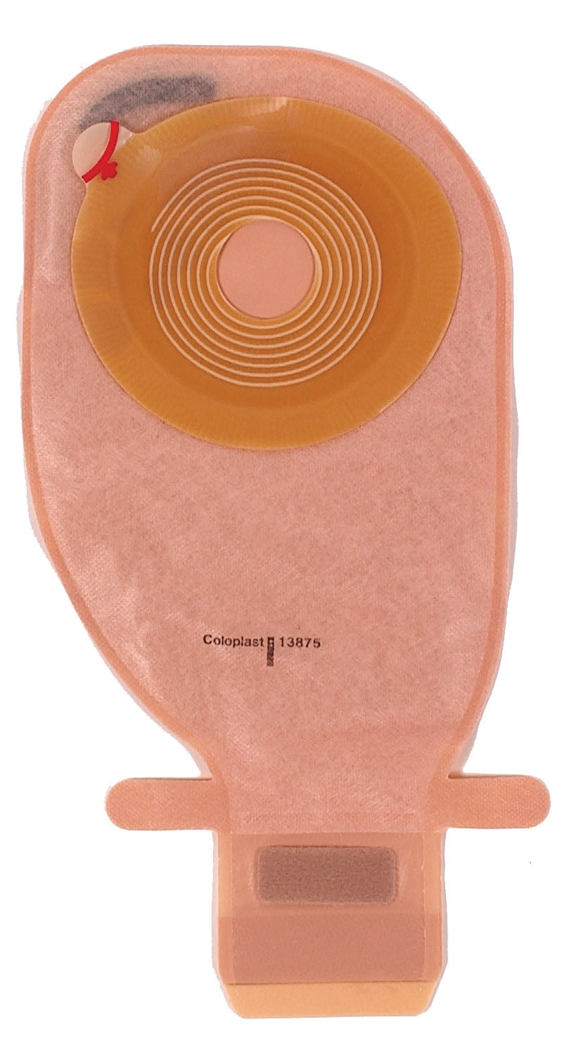 Ostomy Pouch Assura®Inspire One-Piece System 11-1/4 Inch Length Flat, Trim to Fit 12 to 75 mm Stoma Drainable - BeHope