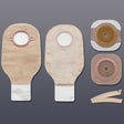 Ileostomy / Colostomy Pouch New Image™ Two-Piece System 12 Inch Length Flat, Trim to Fit 3-1/2 Inch Stoma Drainable - BeHope