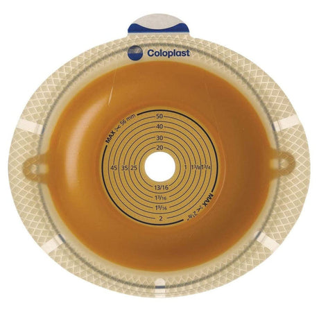 Ostomy Barrier SenSura® Flex Xpro Trim to Fit, Extended Wear Double Layer Adhesive 60 mm Flange Blue Code System 5/8-1-3/4 Inch Opening - BeHope