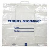 Patient Belongings Bag DawnMist 18-1/2 X 20 Inch Plastic Snap Closure Clear - BeHope