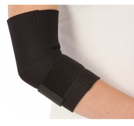 Elbow Support PROCARE® Large Pull-On with Strap Tennis Elbow Left or Right Elbow Black - BeHope
