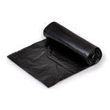 Trash Bag Colonial Bag 15 gal. Black HDPE 8 Mic. 24 X 33 Inch X-Seal Bottom Coreless Roll - BeHope