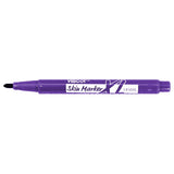 Skin Marker with Ruler Viscot® XL Prep-Resistant Gentian Violet Ink Sterile Mini Regular Tip - BeHope