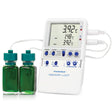 Datalogging Refrigerator / Freezer Thermometer with Alarm Traceable® Memory-Loc™ Fahrenheit / Celsius -58° to +158°F (-50° to +70°C) 2 Glycol Bottle Probes Multiple Mounting Options Battery Operated - BeHope